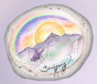 Herzglitzer Regenbogenlogo